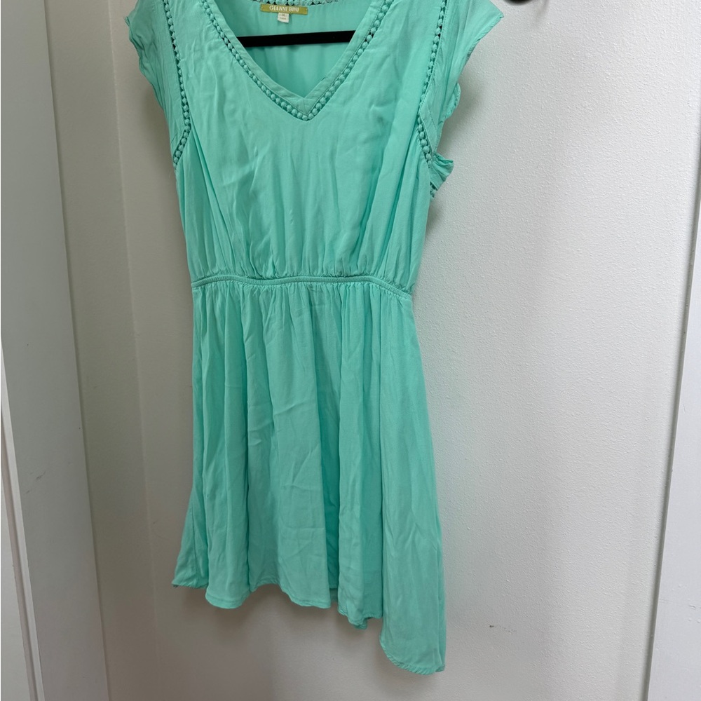 Mint Green Sleeveless Dress
